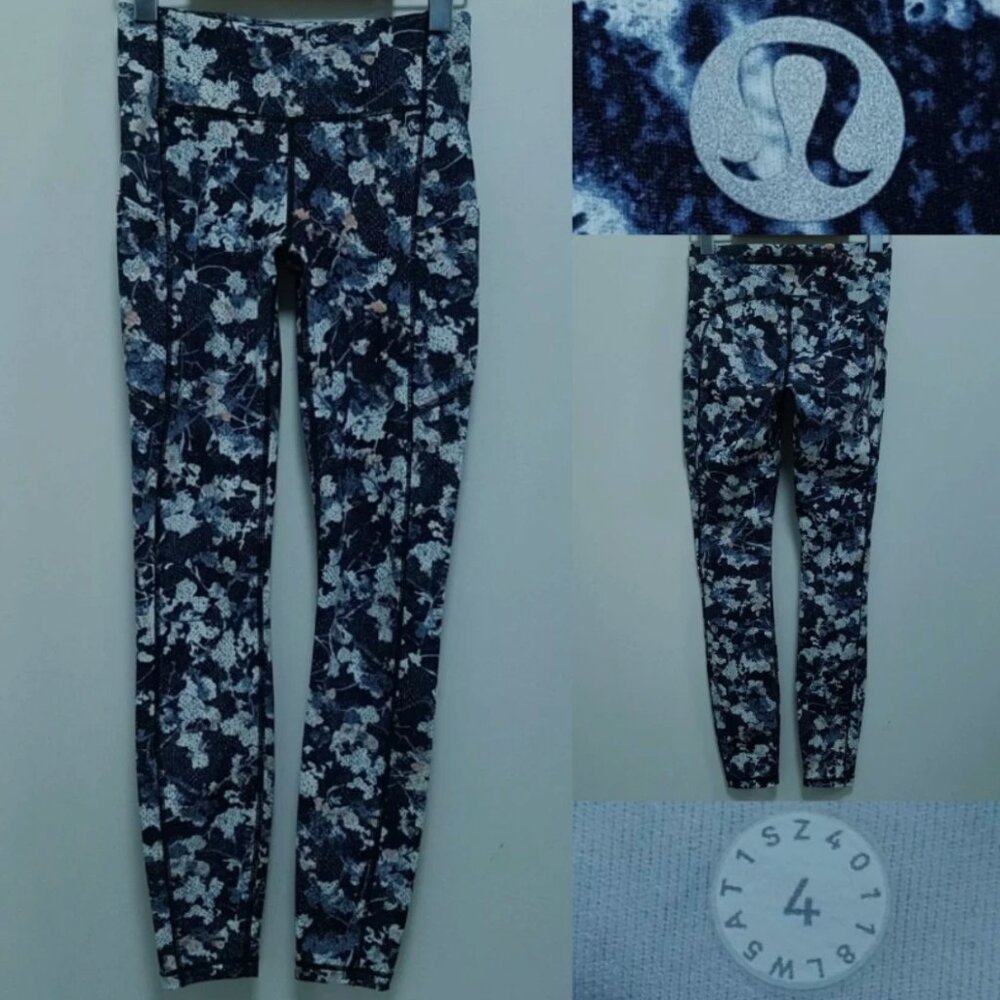 Lululemon Speed Up Tight 4 XS Full-On Luxtreme Spring Bloom 27" Multi Inseam